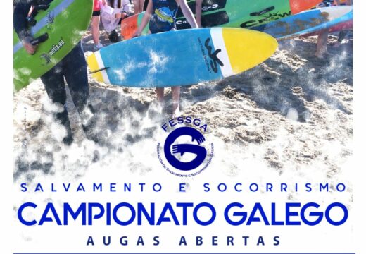 Gandarío acolle esta fin de semana o campionato galego de augas abertas de salvamento e socorrismo
